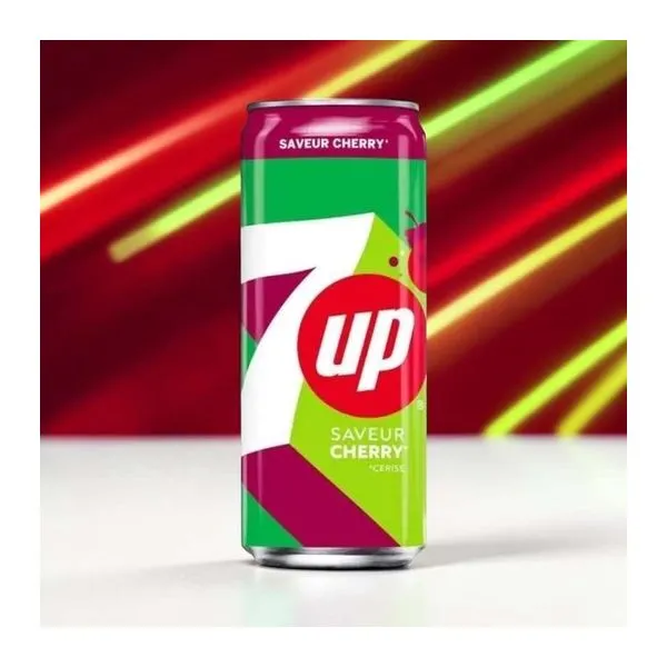 7Up Cherry cseresznyés szénsavas üdítőital 330 ml-es kiszerelésben