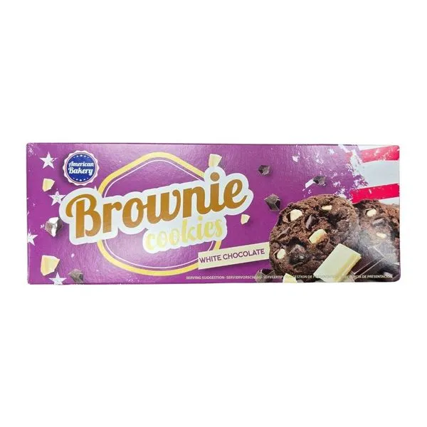AB Brownie Cookies brownie keksz fehércsoki darabokkal 106 g-os kiszerelésben