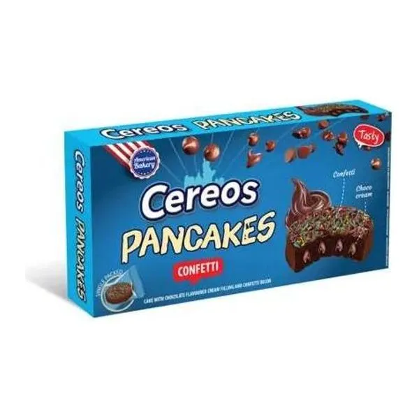 AB Cereos Confetti csokis sütemény színes szórással 150 g-os csomagban