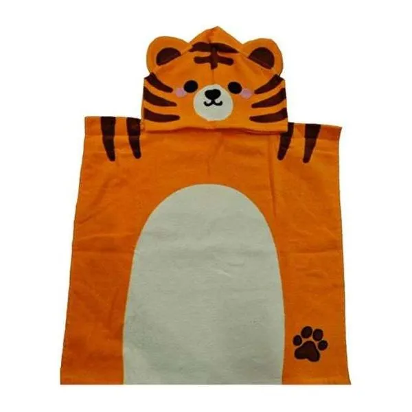 Alfie a tigris mintás gyerek poncsó törölköző