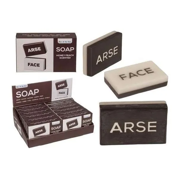 Arc-fenék vicces szappan 150 g-os kiszerelésben