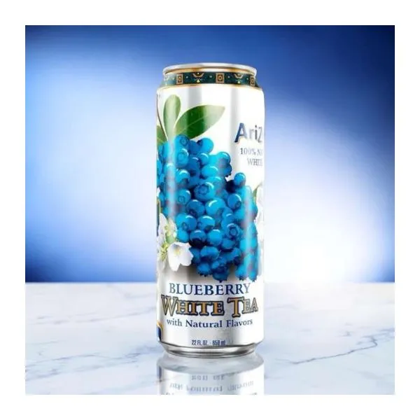 Arizona Blueberry White Tea áfonyás jeges fehér tea 650 ml-es kiszerelésben