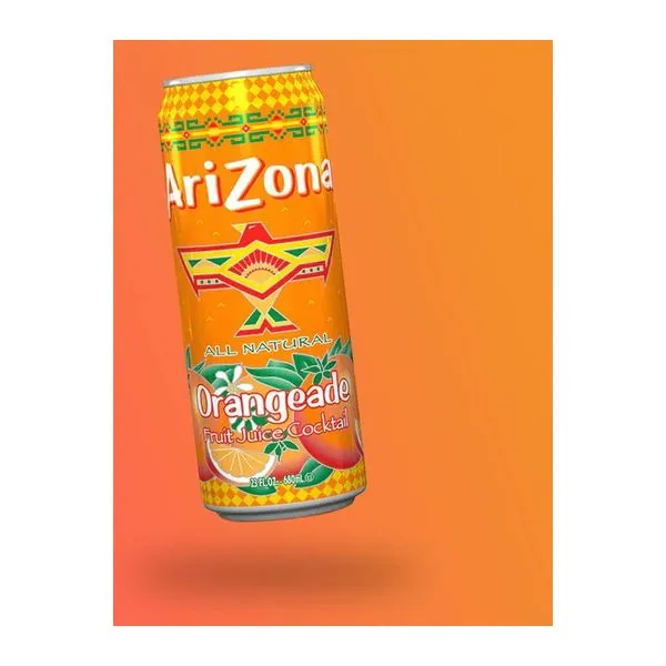 Arizona Orangeade narancsos szénsavmentes üdítőital 650 ml-es kiszerelésben