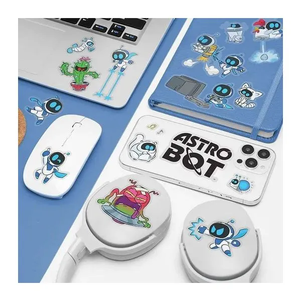 Astro Bot Gadget Decals matricaszett 4 lappal és 47 matricával