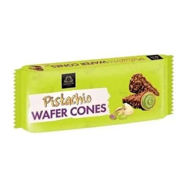 Bardollini Pistachio Wafer Cones pisztáciás ostyakúp 100 g-os csomagban