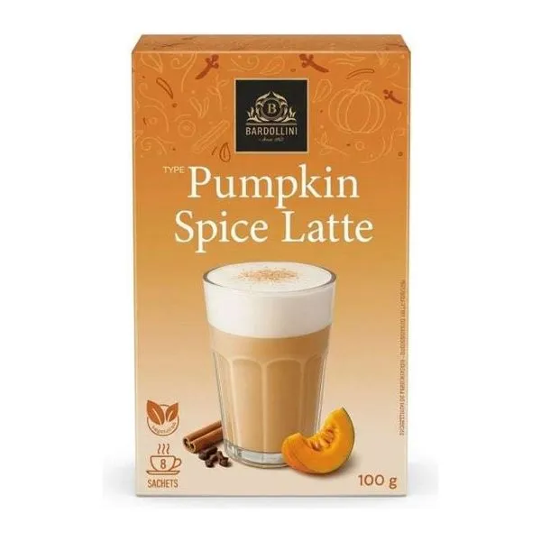Bardollini Pumpkin Spice Latte kávés italpor 100 g-os csomagban