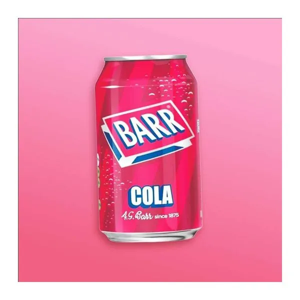 Barr Cola kóla ízű szénsavas üdítőital 330 ml-es dobozban
