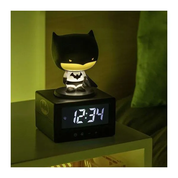 Batman Icon digitális ébresztőóra Batman figurával
