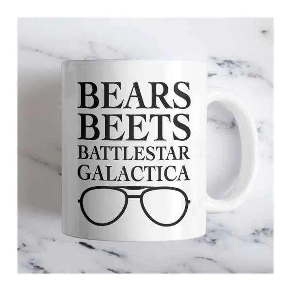 Bears Beet Battlestar Galactica feliratú kerámia bögre