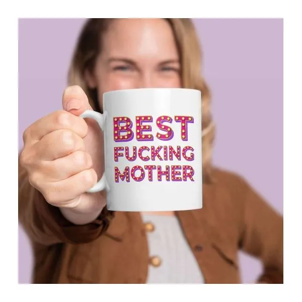 Best Fucking Mother feliratú kerámia bögre