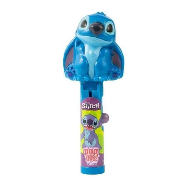 BIP Disney Pop Ups eper ízű nyalóka Stitch figurával