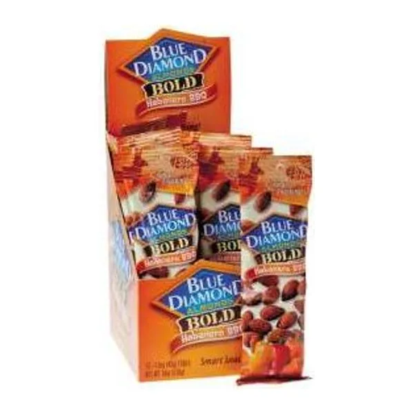 Blue Diamond Habanero BBQ ízű mandula 43 g-os kiszerelésben