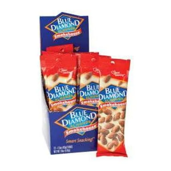 Blue Diamond Smokehouse Almonds füst ízű mandula 43 g-os kiszerelésben