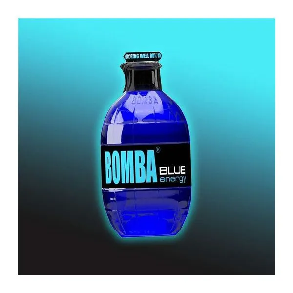 Bomba Blue energiaital 250 ml-es kék fémdobozban