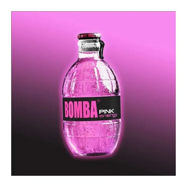 Bomba Pink Energy grapefruit ízű energiaital 250 ml-es dobozban