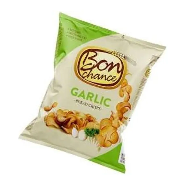 Bon Chance BreadCrisps Garlic fokhagymás kenyérchips 120 g-os csomagban