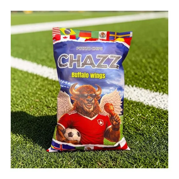 Bon Chance Buffalo Wings ízű burgonyachips 90 g-os zacskóban