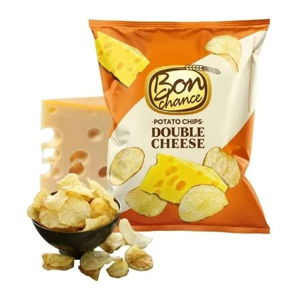 Bon Chance Double Cheese dupla sajtos burgonyachips 130 g