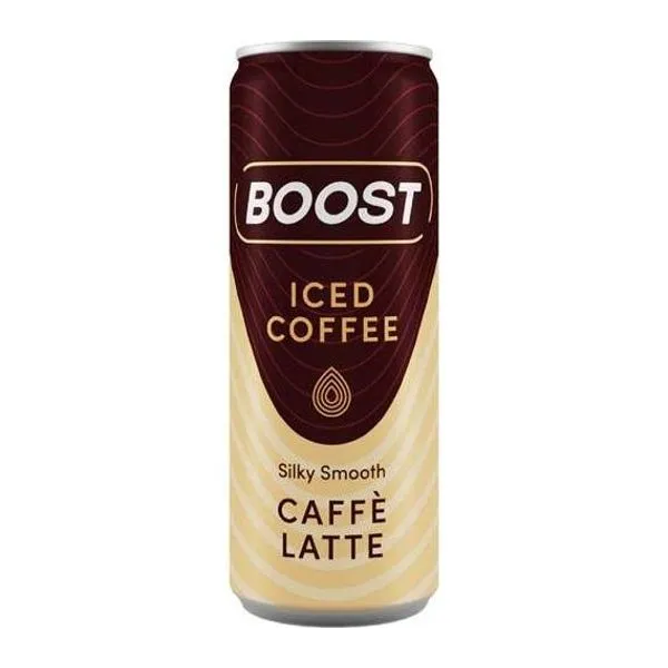 Boost Iced Coffee Caffé Latte jegeskávé 250 ml-es kiszerelésben
