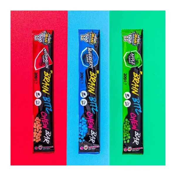 Brain Blasterz Chew Bar görögdinnye ízű savanyú rágós cukorszelet 20 g