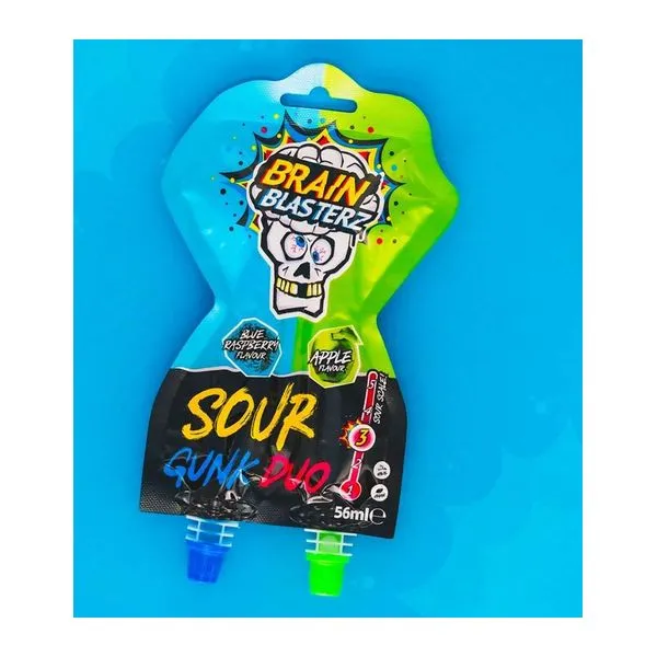 Brain Blasterz Sour Gunk Duo folyékony savanyú cukor duó 56 ml