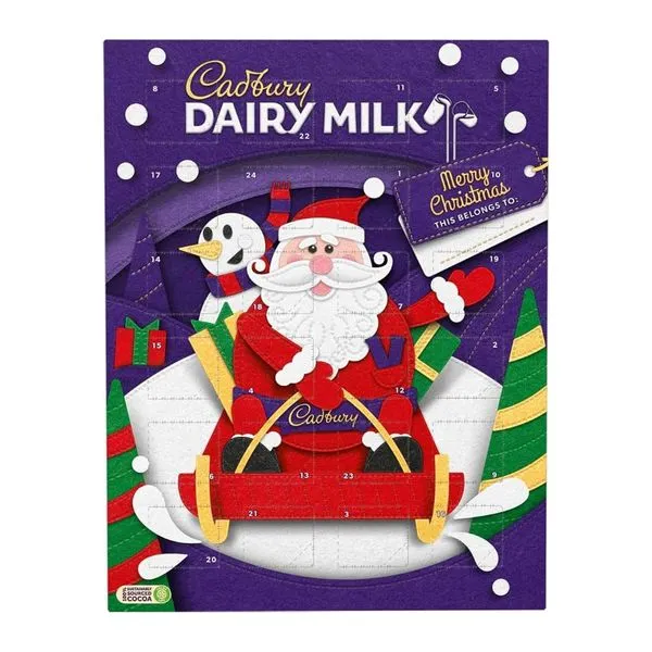 Cadbury Dairy Milk Advent Calendar 90g