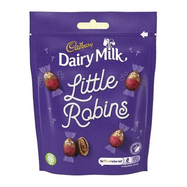 Cadbury Dairy Milk Christmas Little Robins Chocolate csoki falatok 77g