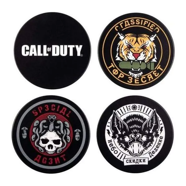Call of Duty Cold War témájú műanyag poháralátét szett