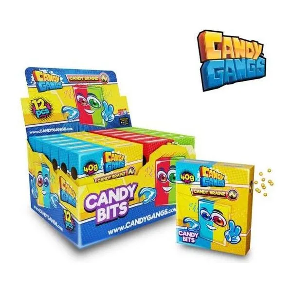 Candy Gangs Candy Brainz gyümölcsös cukorka 40 g-os csomagban