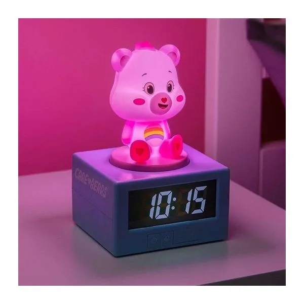 Care Bears ébresztőóra éjszakai fény funkcióval