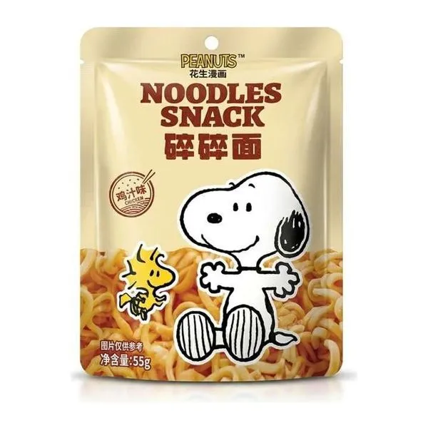 CCYD Snoopy csirkés zúzott tésztasnack 55 g-os zacskóban