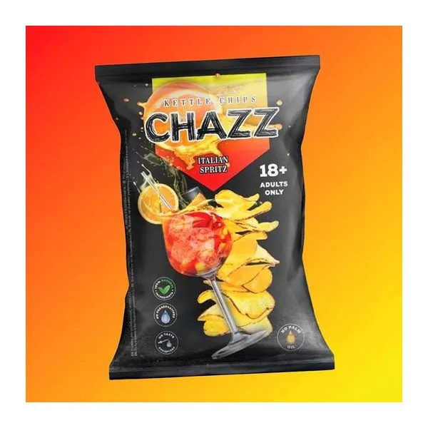 Chazz Italian Spritz olasz fröccs ízű burgonyachips 90 g-os zacskóban