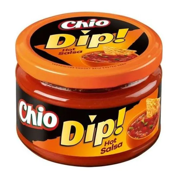Chio Dip Hot Salsa csípős salsa szósz 200 ml-es üvegben
