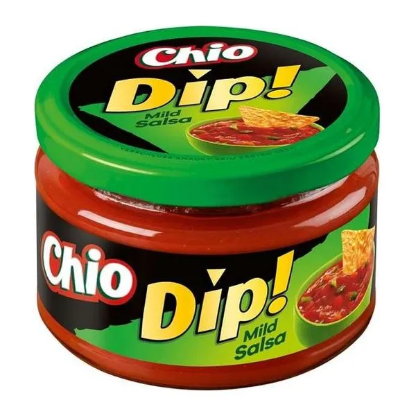 Chio Dip Salsa Mild enyhe paradicsomos-paprikás szósz 200 ml-es üvegben