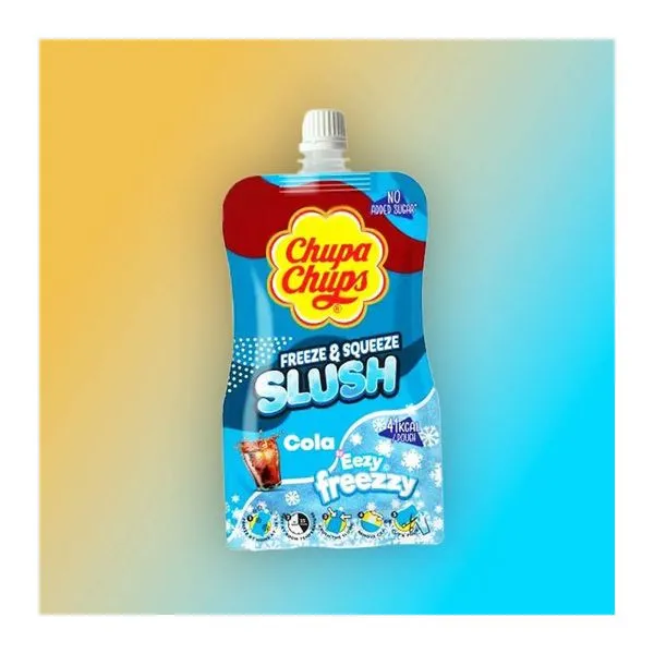 Chupa Chups Cola Slush cola ízű fagyasztásra szánt jégkása 250 ml-es kiszerelésben