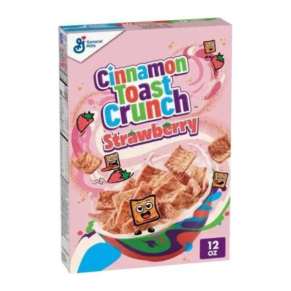 Cinnamon Toast Crunch Strawberry epres fahéjas gabonapehely 340 g-os dobozban