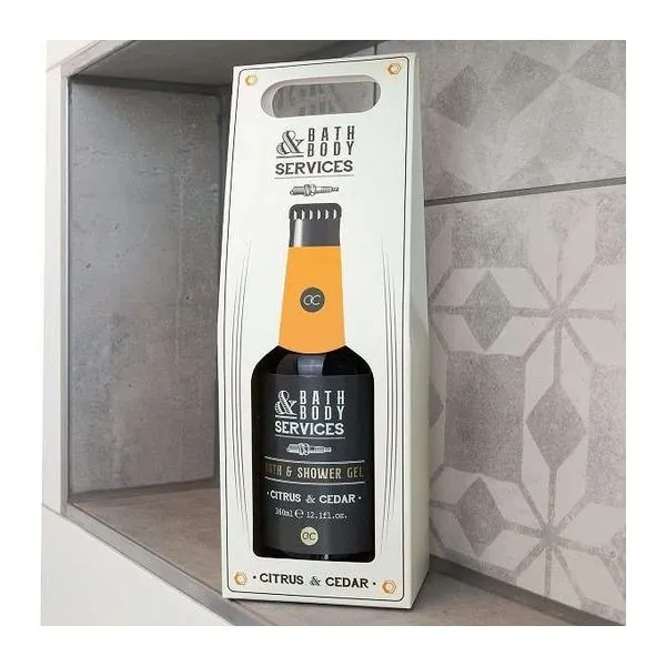 Citrus illatú férfi tusfürdő 360 ml-es flakonban