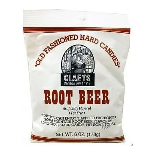 Claeys Root Beer gyökérsör ízű kemény cukorkák 170 g-os kiszerelésben