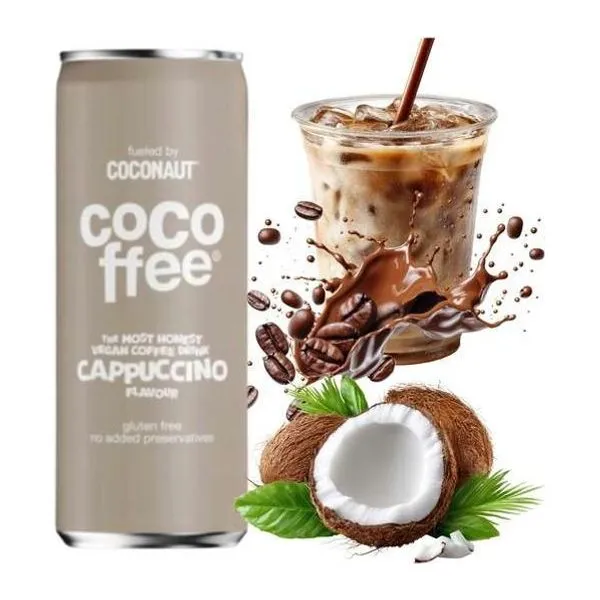 Coconaut Cocoffee Cappuccino ízű kávés kókuszital 250 ml-es kiszerelésben