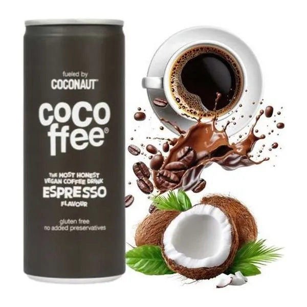 Coconaut Cocoffee Espresso ízű kávés kókuszital 250 ml-es kiszerelésben
