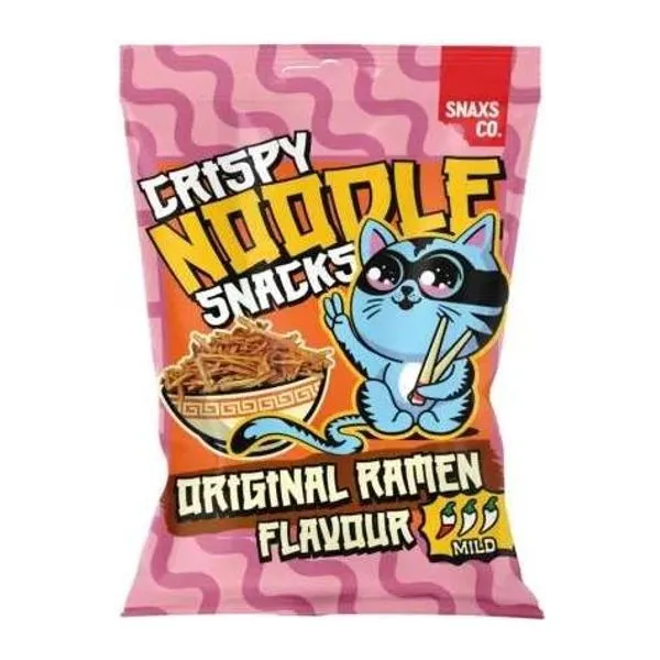 Crispy Noodle Ramen Snack Original ropogós tészta snack 60 g-os zacskóban
