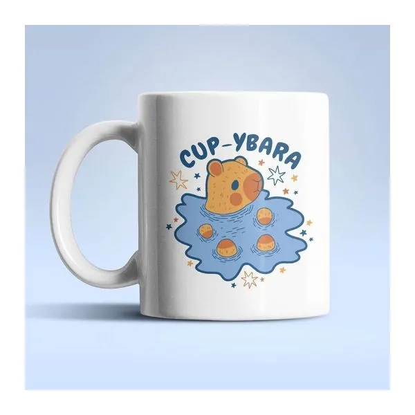 Cup-ybara feliratú capybarás bögre