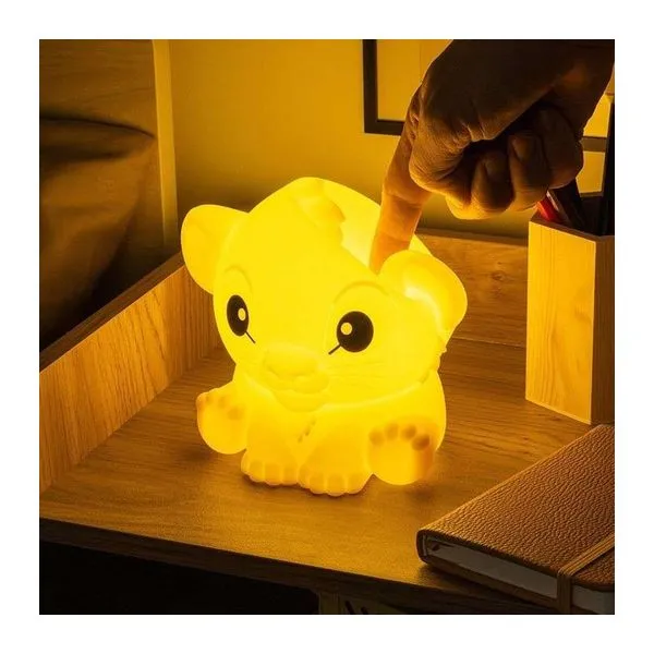 Disney SquishyGlo Simba szilikon hangulatvilágítás Az oroszlánkirályból