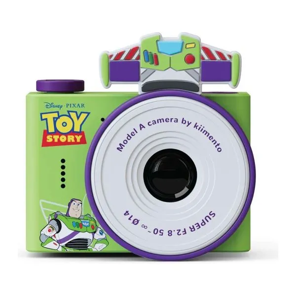 Disney Toy Story Buzz Lightyear mini digitális gyerek fényképezőgép zöld-lila dizájnnal