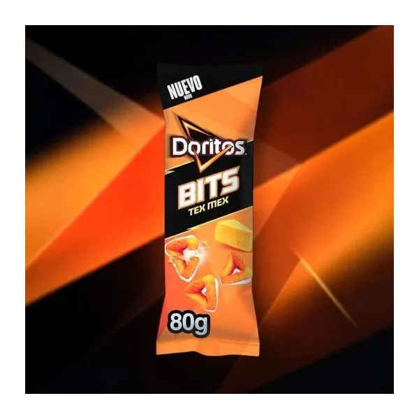 Doritos Bits Tex Mex ízű kukoricasnack 80 g-os zacskóban