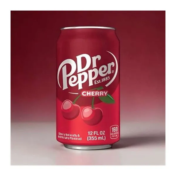 Dr Pepper USA Cherry cseresznyés szénsavas üdítő 355 ml-es dobozban