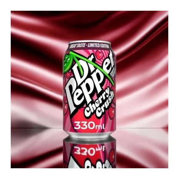 Dr Pepper Zero Cherry Crush cseresznyés cola 330 ml-es dobozban