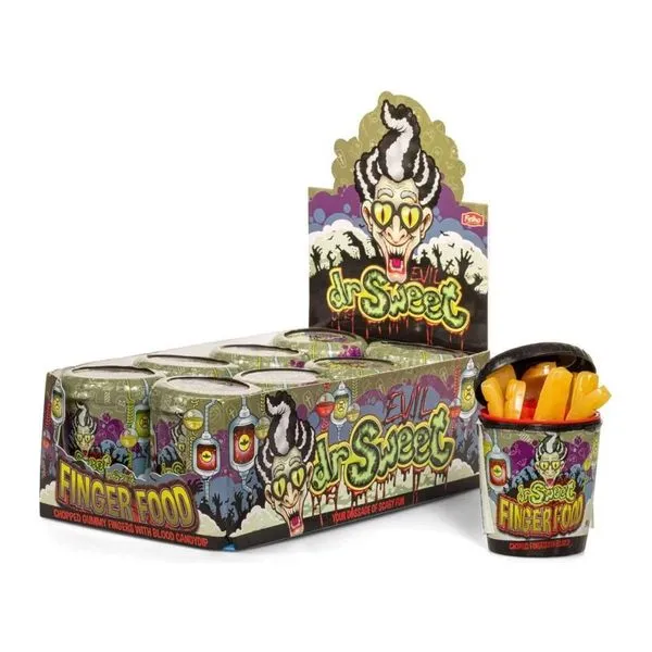 Dr Sweet-Evil Finger Food szörny ujjak formájú gumicukor 90 g