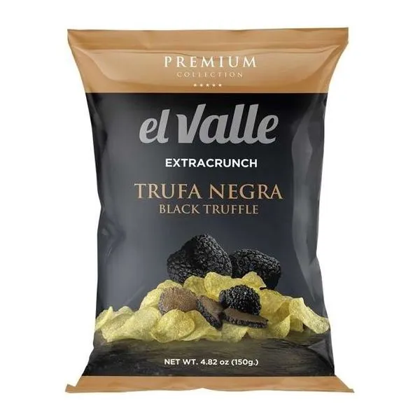 El Valle Xtra Crunch Truffle szarvasgomba ízű burgonyachips 150 g-os zacskóban