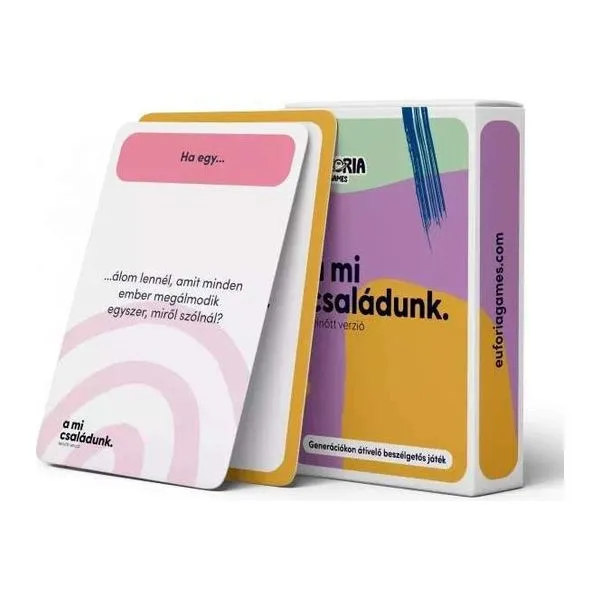Eufória A Mi Családunk felnőtt verziójú kártyajáték